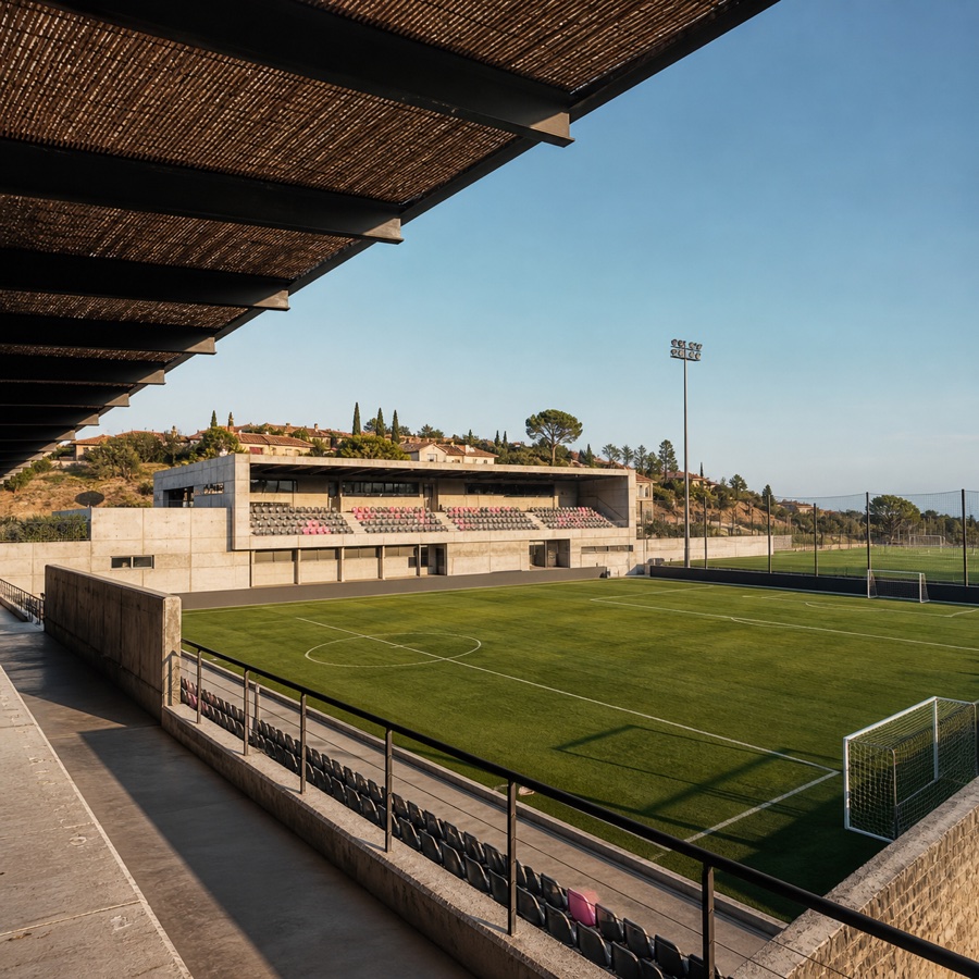 Clube Atlético Norte, fictional demo club ground