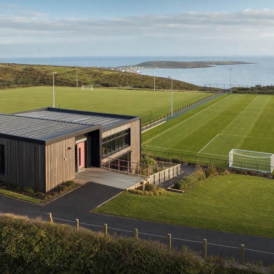 Cymru Coast Academy, fictional demo club ground